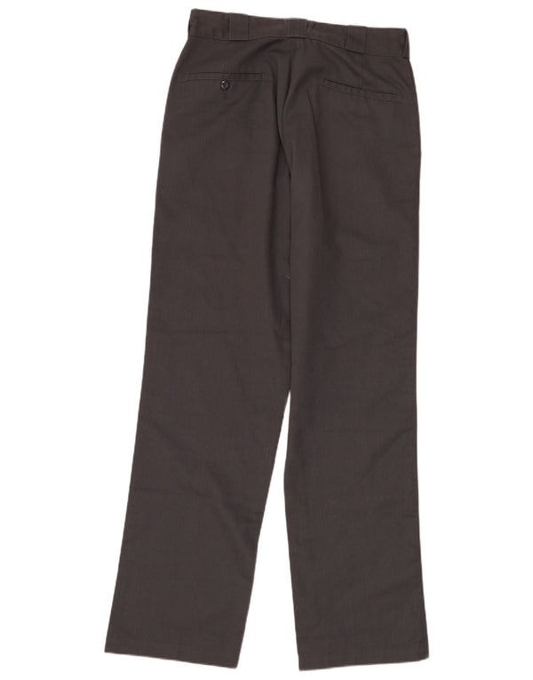 DICKIES Muške 874 ravne chino hlače originalnog kroja W33 L34 sivi pamuk