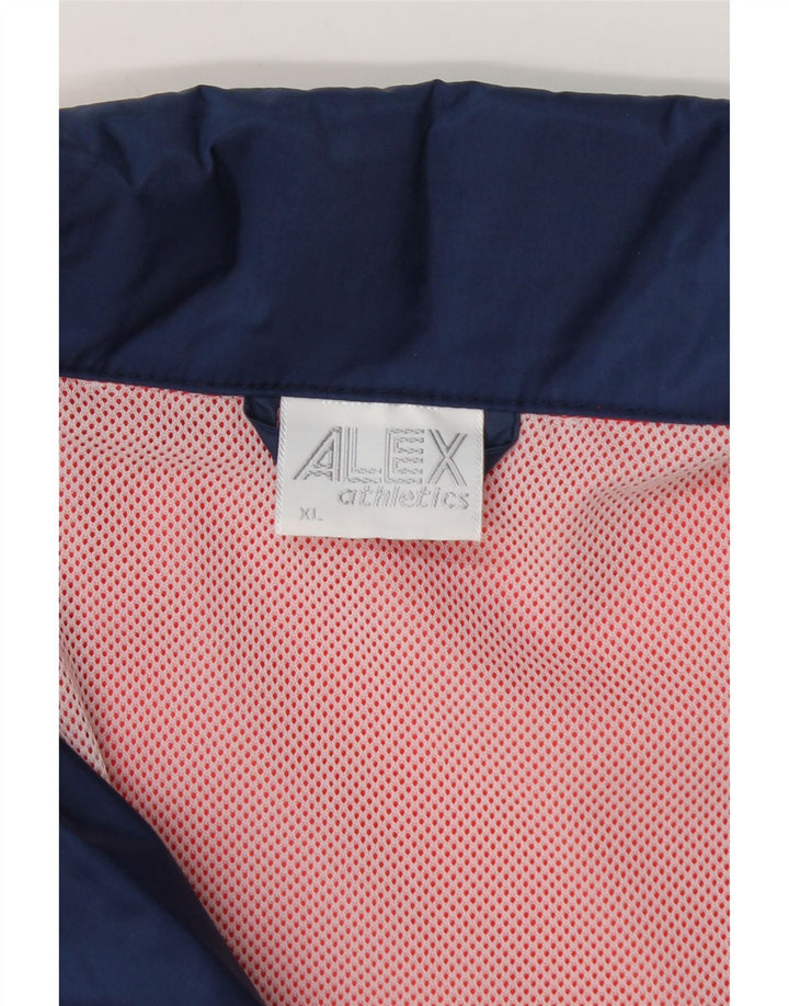 ALEX Muška kišna jakna UK 42 XL Red Colourblock poliamid