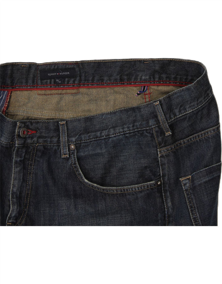 TOMMY HILFIGER Muške traperice Bootcut W38 L30 tamnoplavi pamuk