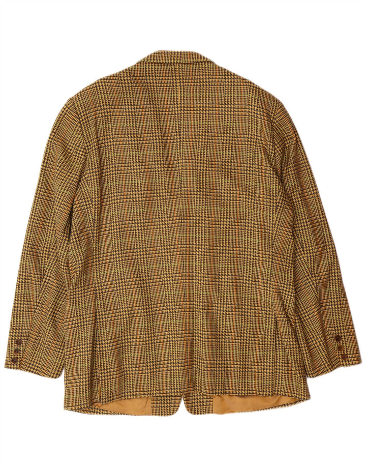 BYBLOS muška jakna sa 3 gumba IT 54 2XL žuta houndstooth
