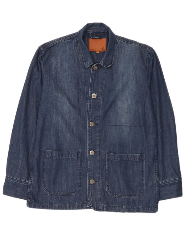 Lager 157 Muška traper jakna s 5 gumba UK 40 Large Blue Cotton
