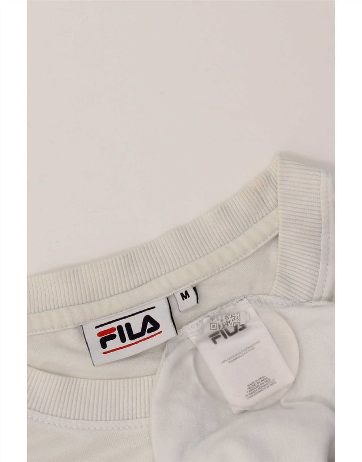 Fila muška majica kratkih rukava srednje veličine, bijeli pamuk