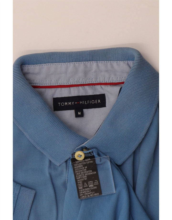 TOMMY HILFIGER Muška polo majica Srednje plavi pamuk