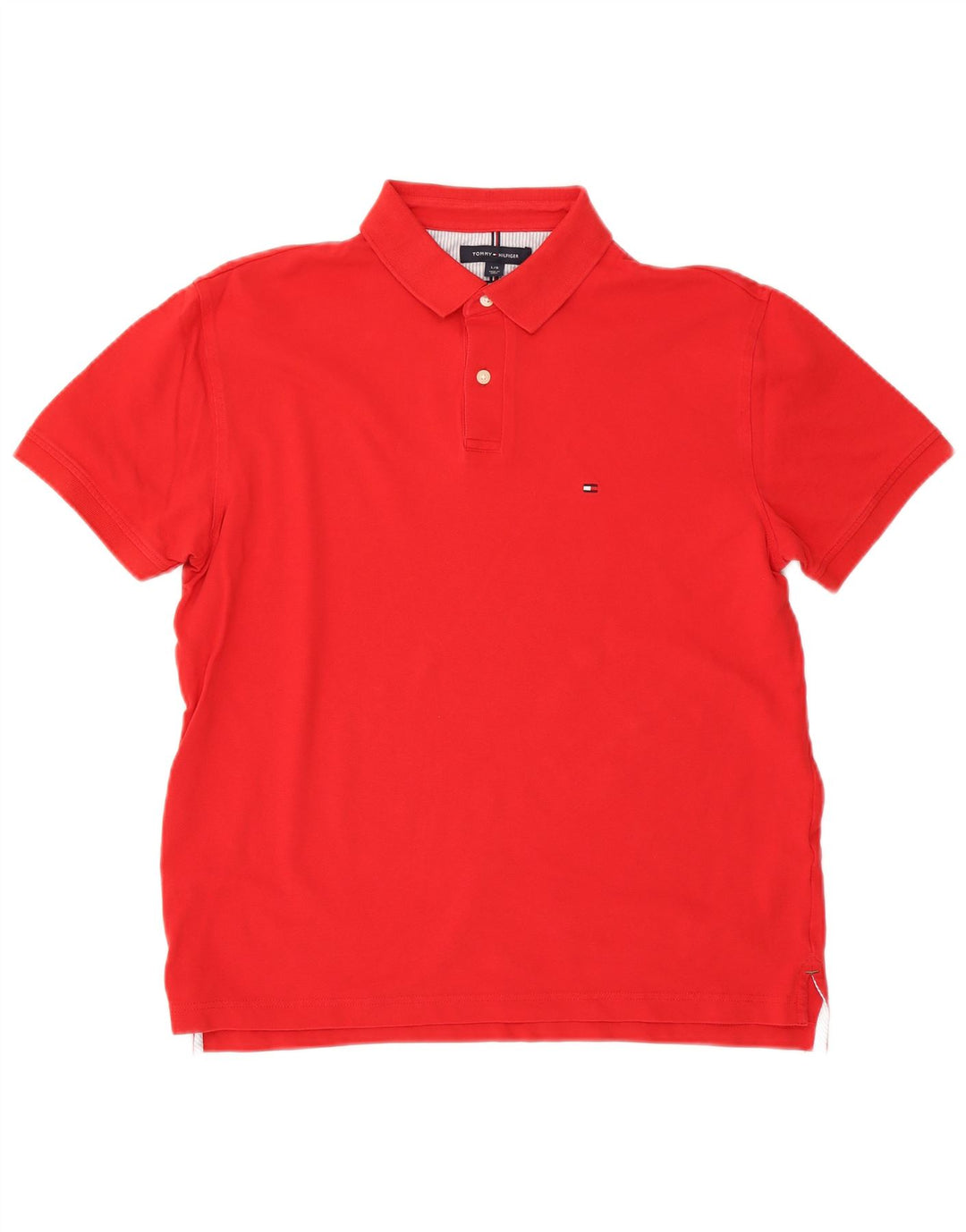 Tommy Hilfiger muška polo majica standardnog kroja velika crvena pamuk