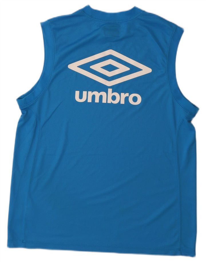 Umbro muški grafički gornji dio prsluka veliki plavi poliester