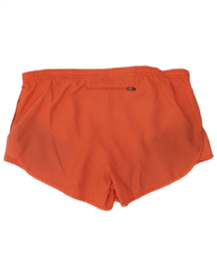 Nike Ženske Dri Fit Sportske Kratke Hlače UK 14 Srednje Narančasti Poliester