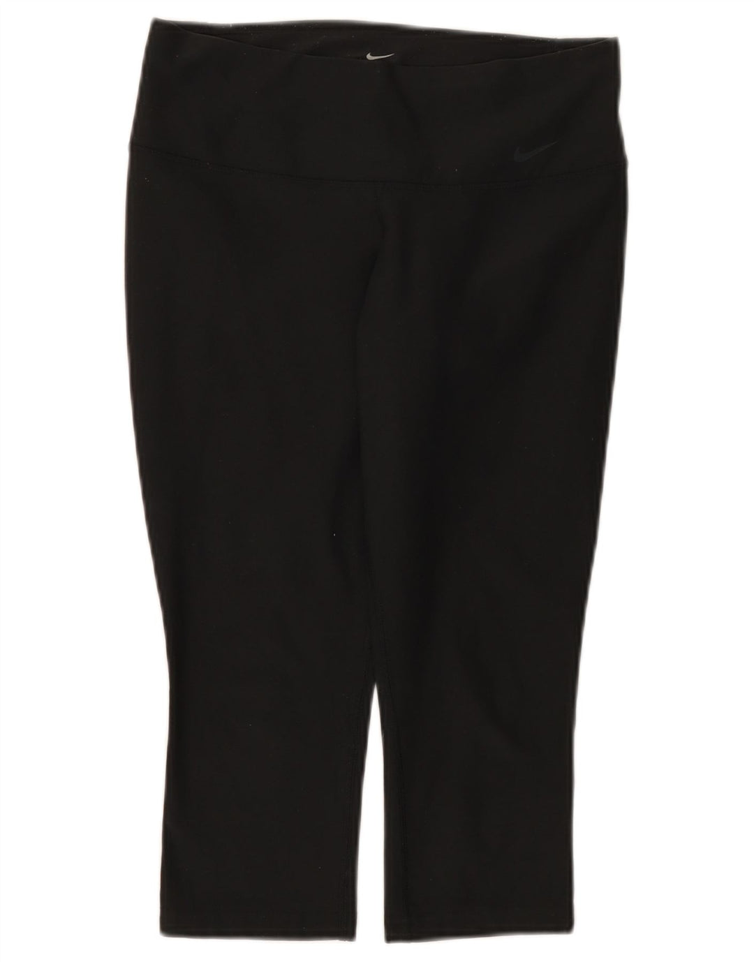 Nike ženske Dri Fit Capri tajice UK 8 male crne poliesterske