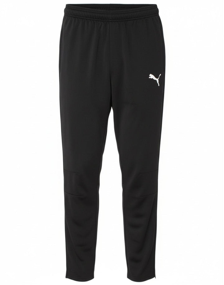 PUMA Mens Tracksuit Trousers Medium  Black Polyester
