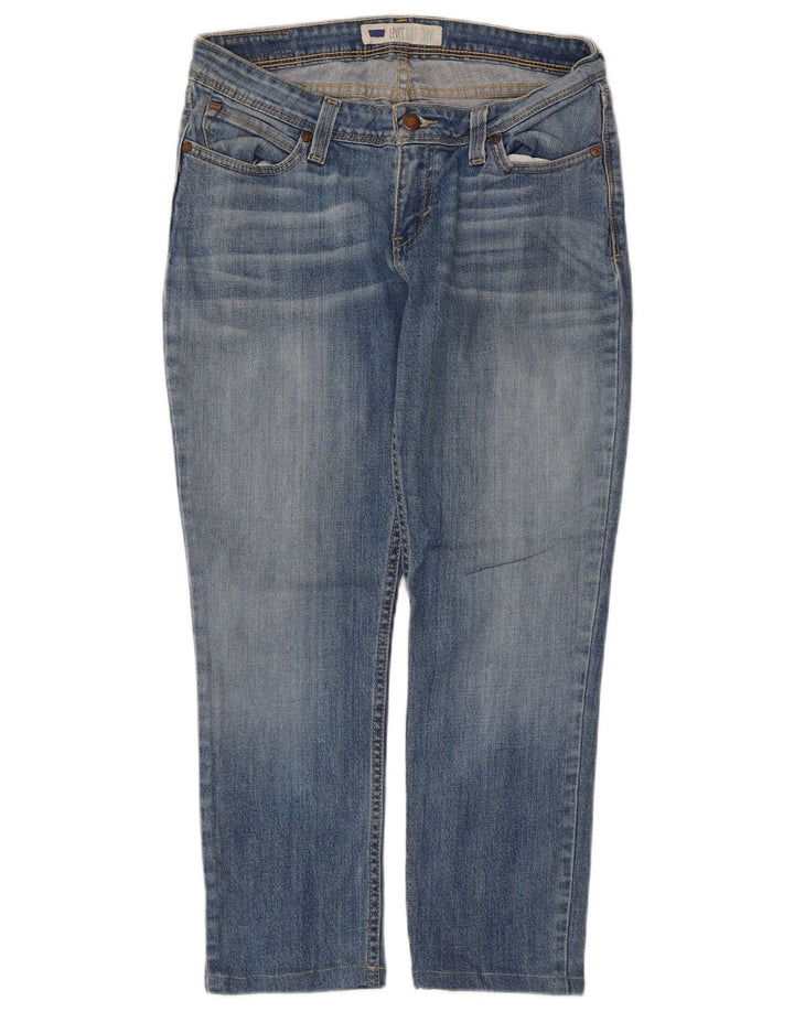 Levi's ženske skraćene traperice Bold Curve W32 L24 plavi pamuk