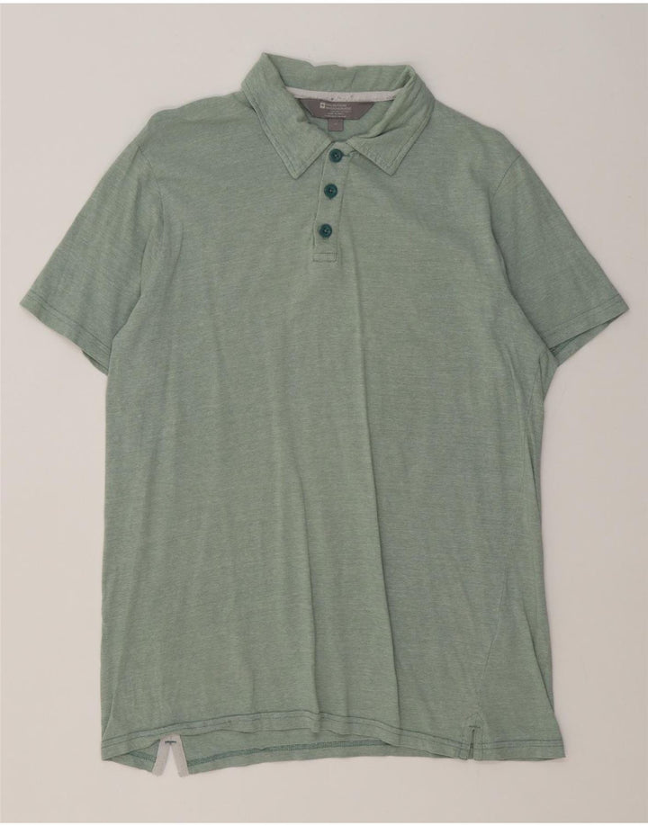 Mountain Warehouse muška polo majica srednje zelene pruge, pamuk