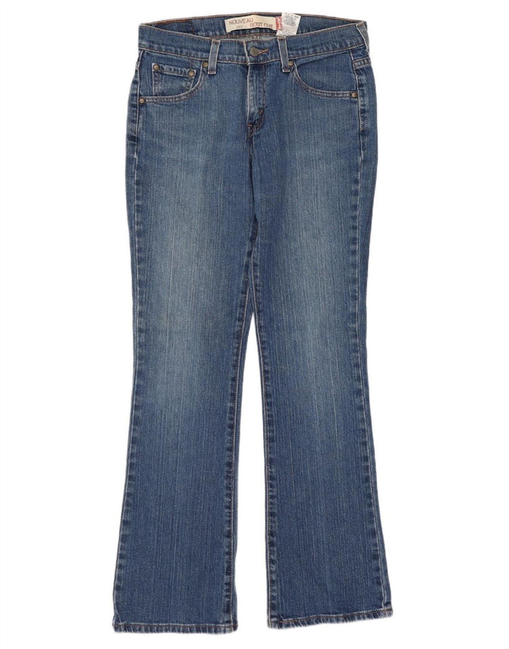 LEVI'S ženske 515 Nouveau Bootcut traperice US 4 male W30 L31 plavi pamuk