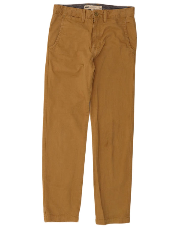 Vans Boys uske chino hlače 13-14 godina W27 L28 bež pamuk
