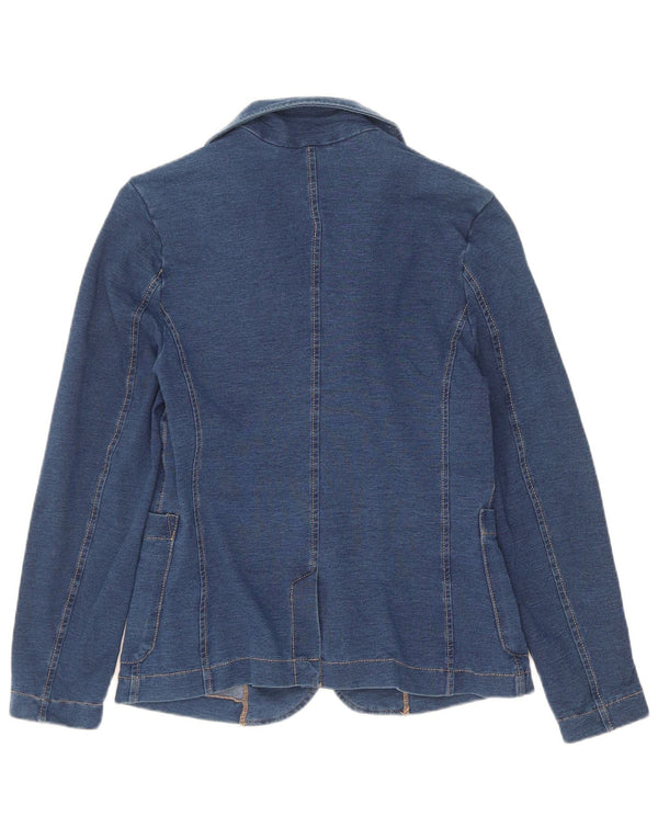 Benetton traper jakna s 2 gumba za djevojčice 11-12 godina 2XL plavi pamuk