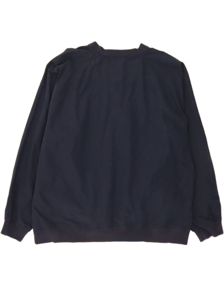 EDDIE BAUER Mens Sweatshirt Jumper 2XL Navy Blue Polyester Vintage Eddie Bauer and Second-Hand Eddie Bauer from Messina Hembry 