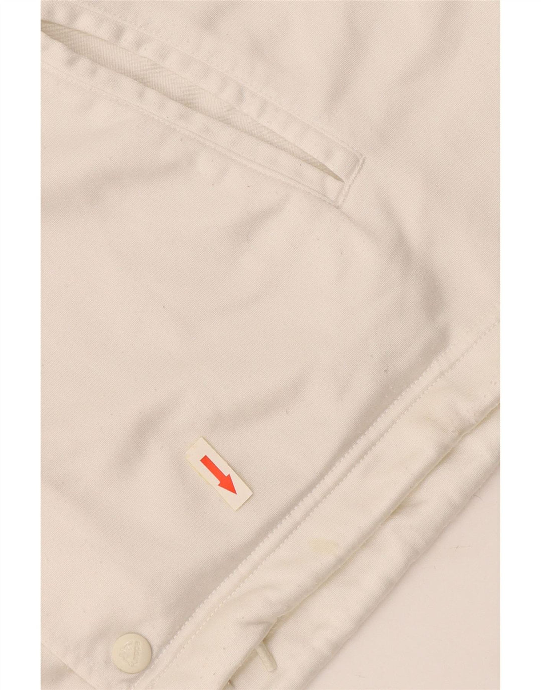 KAPPA muška grafička trenirka, gornja jakna srednje bijele boje, poliester