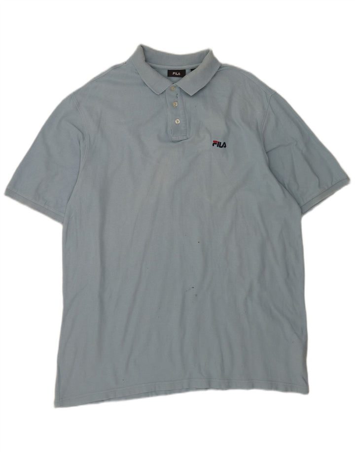 Fila muška polo majica 2XL plavi pamuk