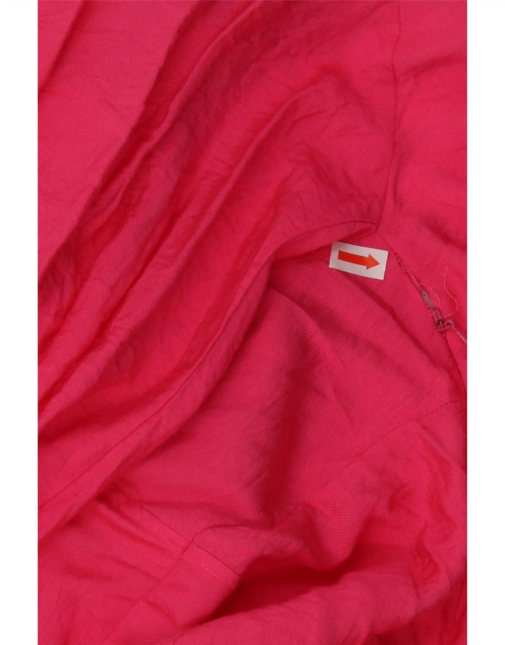 Zara ženska haljina A-kroja UK 14 Velika ružičasta viskoza