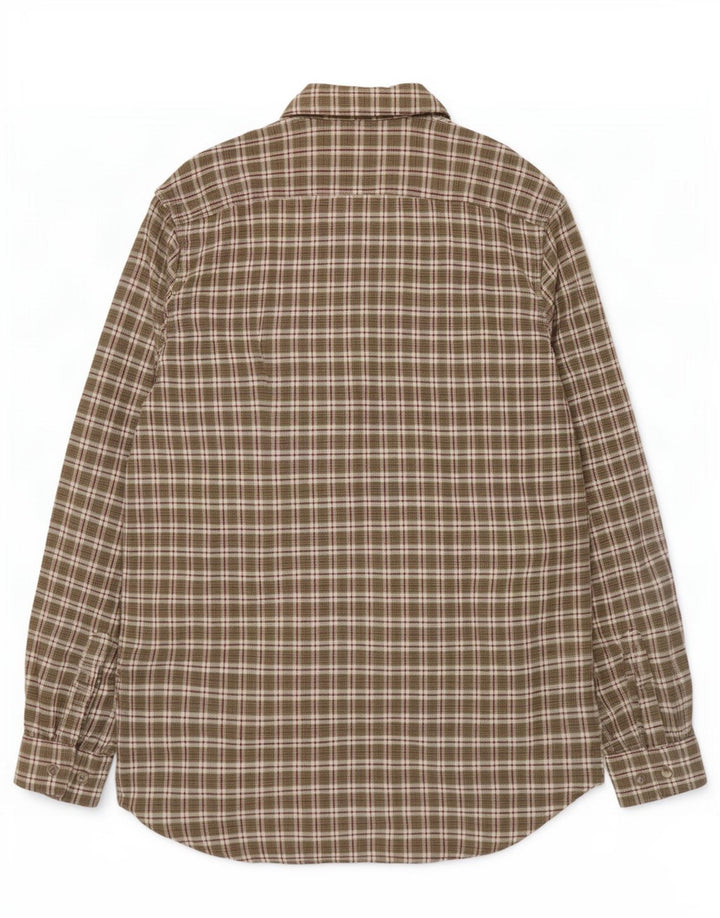 Deerhunter muška flanelska košulja UK 38/40 pamuk srednje zelene kare