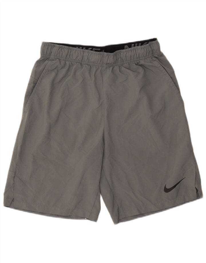 Male sportske kratke hlače Nike Dri Fit Standard Fit, sivi poliester