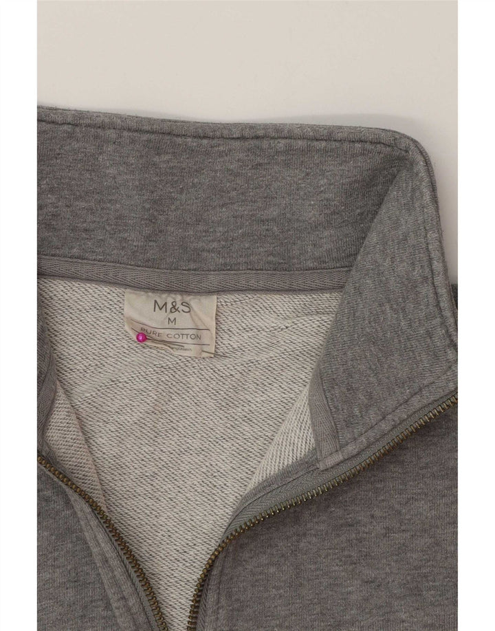 Marks & Spencer muška majica s izrezom i srednje sivim pamukom