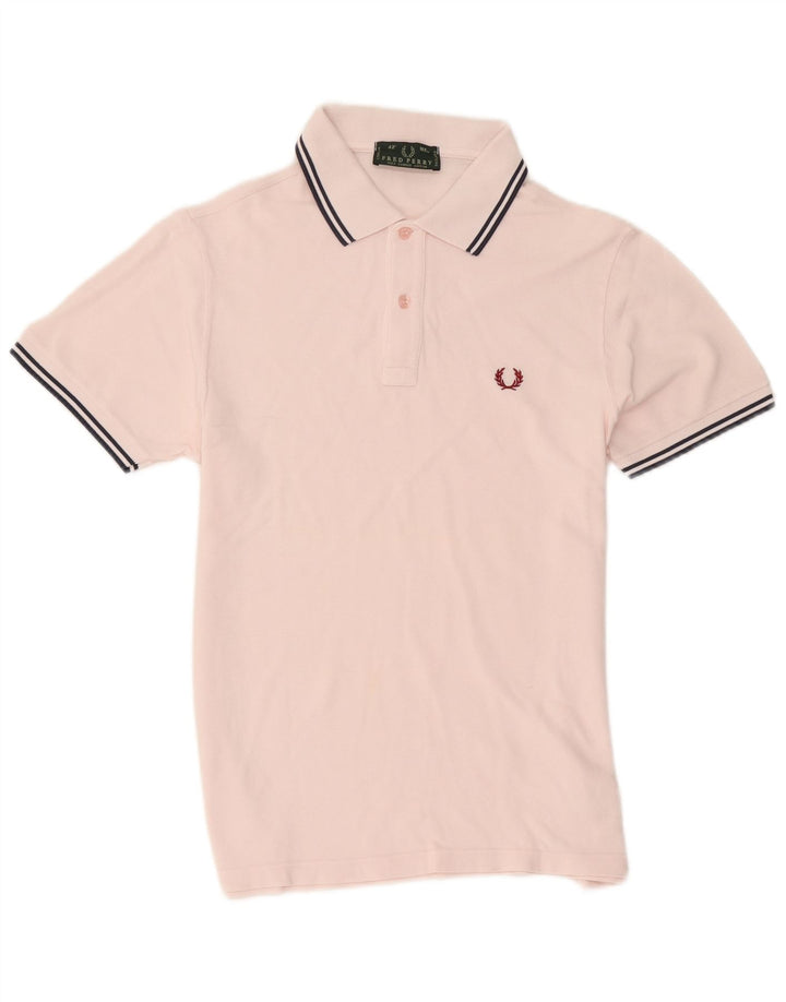 Fred Perry muška polo majica srednje veličine, pamuk na ružičaste pruge