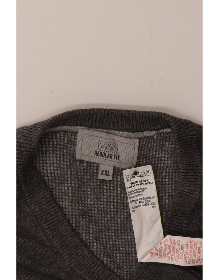 Marks & Spencer muška majica bez rukava standardnog kroja 2XL sivi pamuk