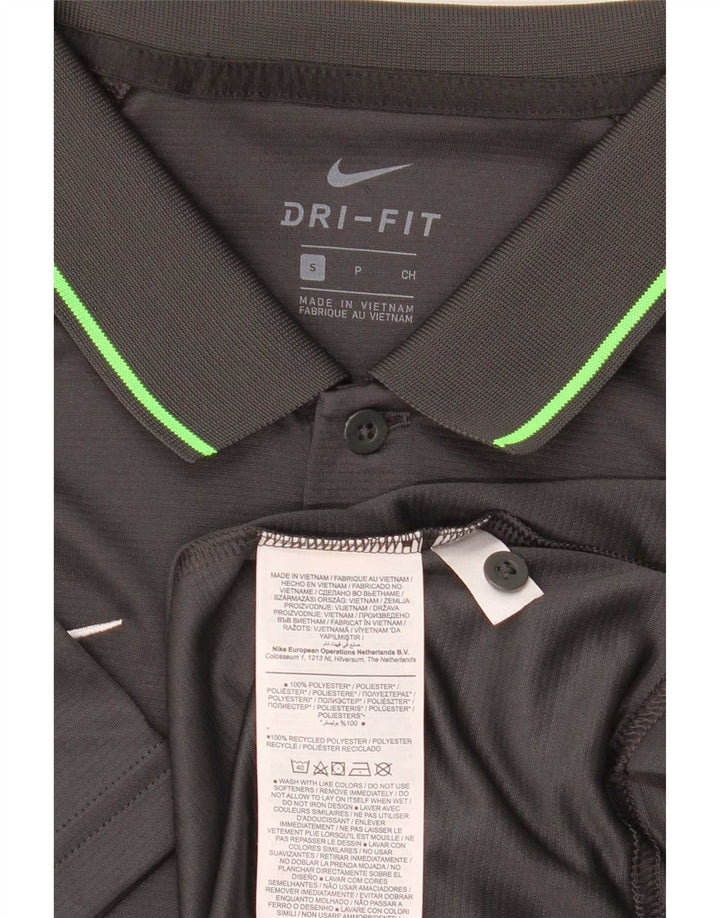 Nike muška Dri Fit polo majica male sive boje od poliestera