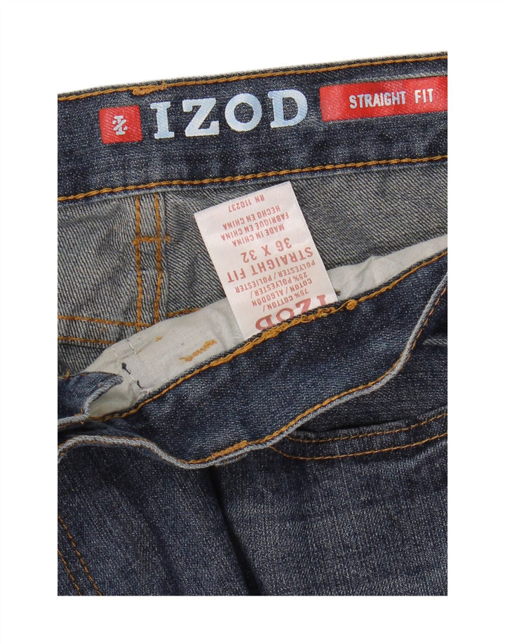 Izod muške ravne traperice W36 L32 plavi pamuk