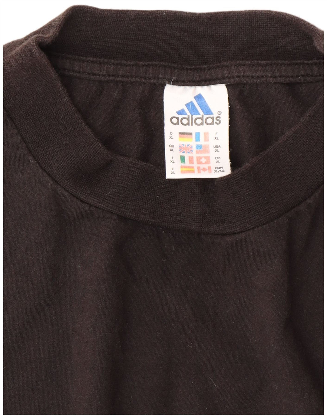 Adidas muška majica XL crni pamuk