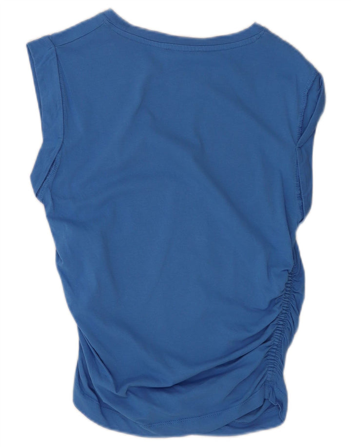 Zara ženski gornji dio bluze bez rukava UK 10 Small Blue