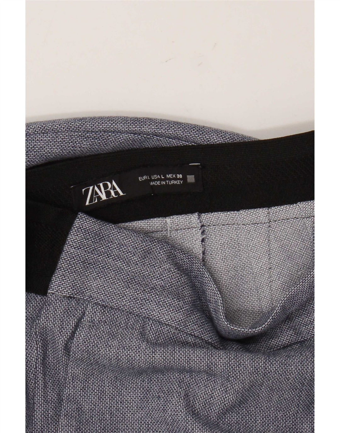 Zara ženske Regular Chino hlače Large W30 L27 Plave