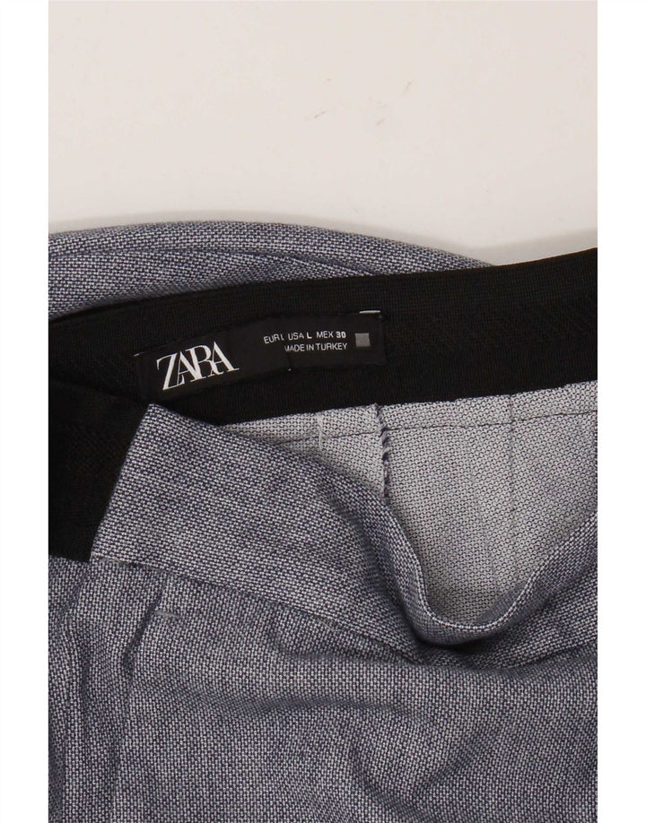 Zara ženske Regular Chino hlače Large W30 L27 Plave