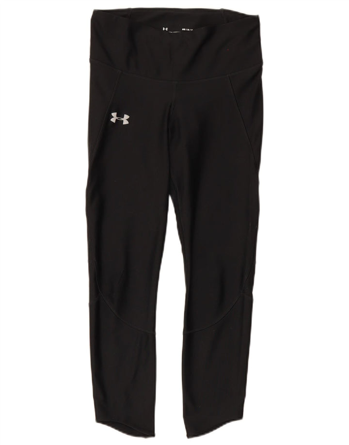 Ženske tajice Under Armour Heat Gear UK 12 Srednji crni poliester