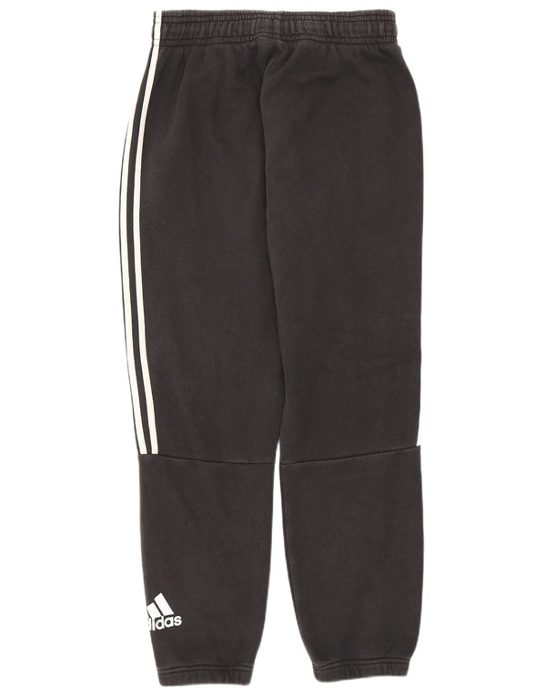 Adidas muške trenirke s grafičkim motivima, velike crne pamučne hlače