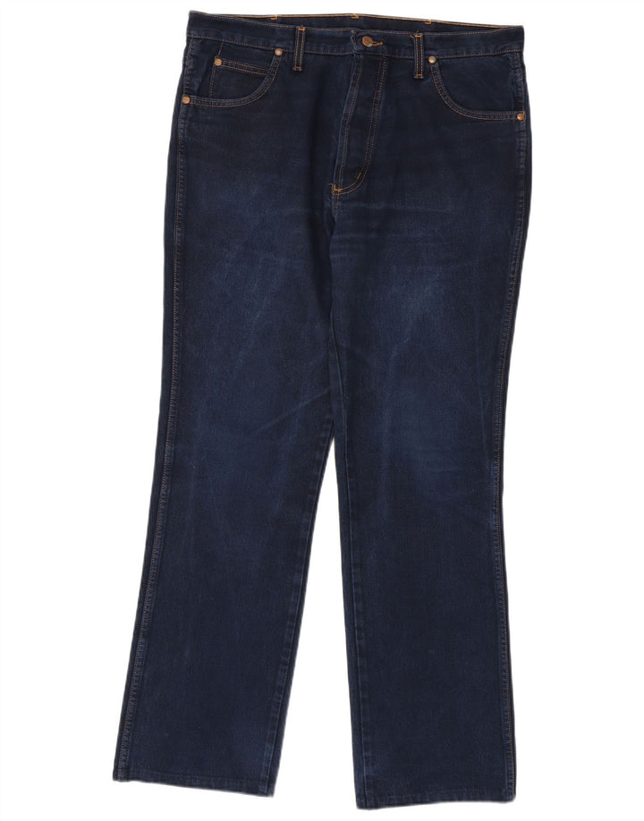 Wrangler Mens Evolution Straight Jeans W36 L32 tamnoplavi pamuk