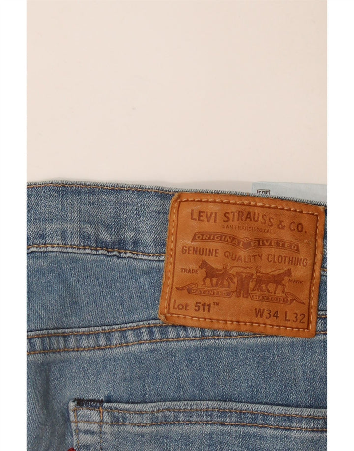 Levi's muške 511 uske traperice W34 L32 plavi pamuk