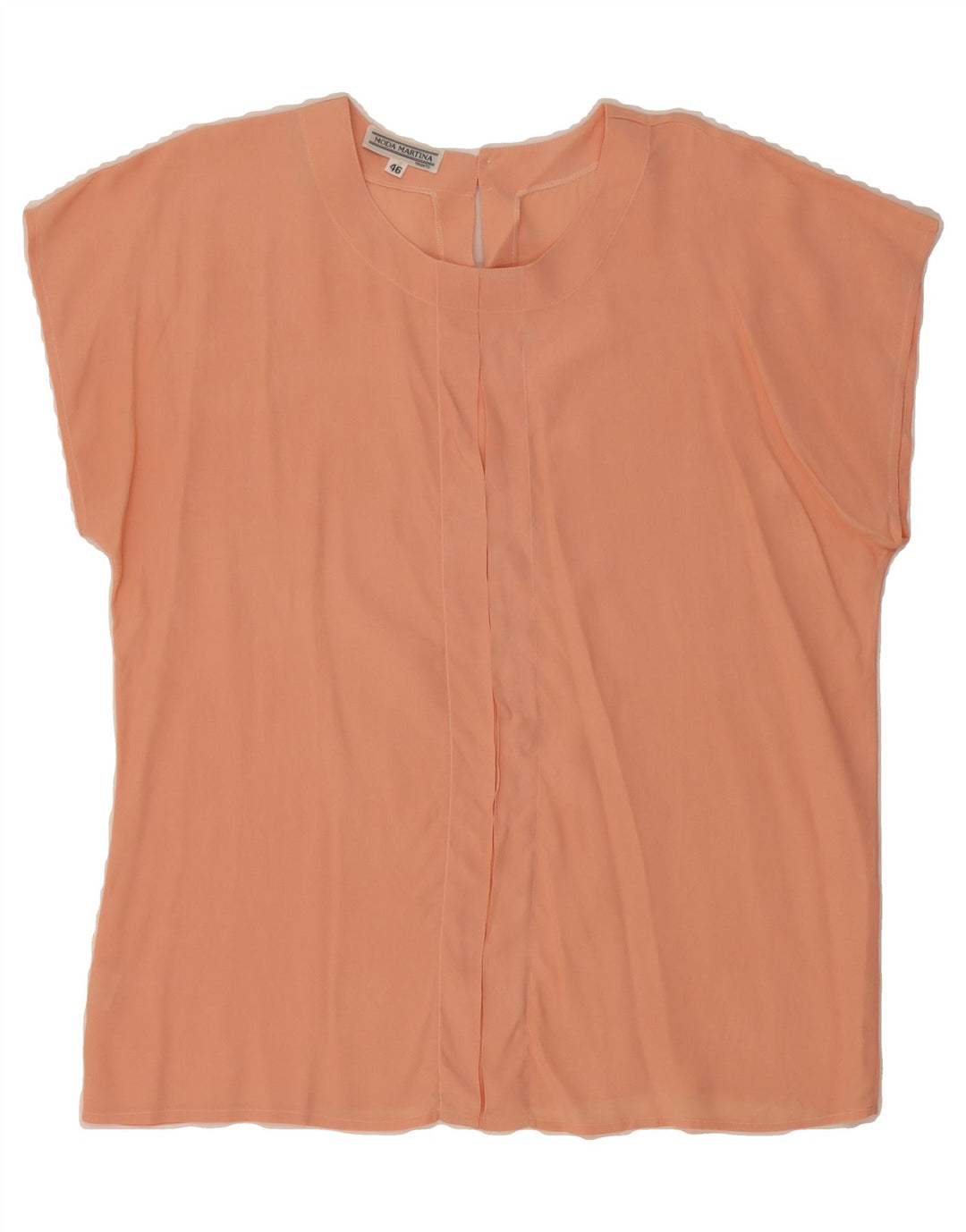 VINTAGE Womens Blouse Top IT 46 Large Pink Acetate Vintage Vintage and Second-Hand Vintage from Messina Hembry 