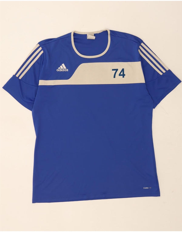 Adidas muška majica kratkih rukava Climalite Graphic XL Blue Colourblock