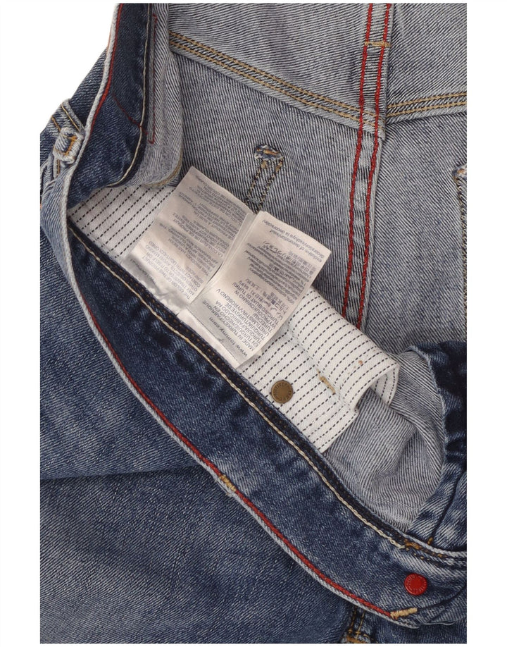 TOMMY HILFIGER Muške Bleecker uske traperice W33 L34 Plavi pamuk