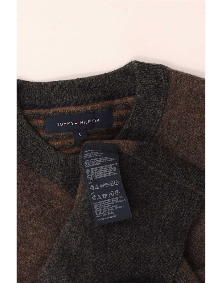 Tommy Hilfiger, muški džemper s okruglim izrezom, malene sive boje
