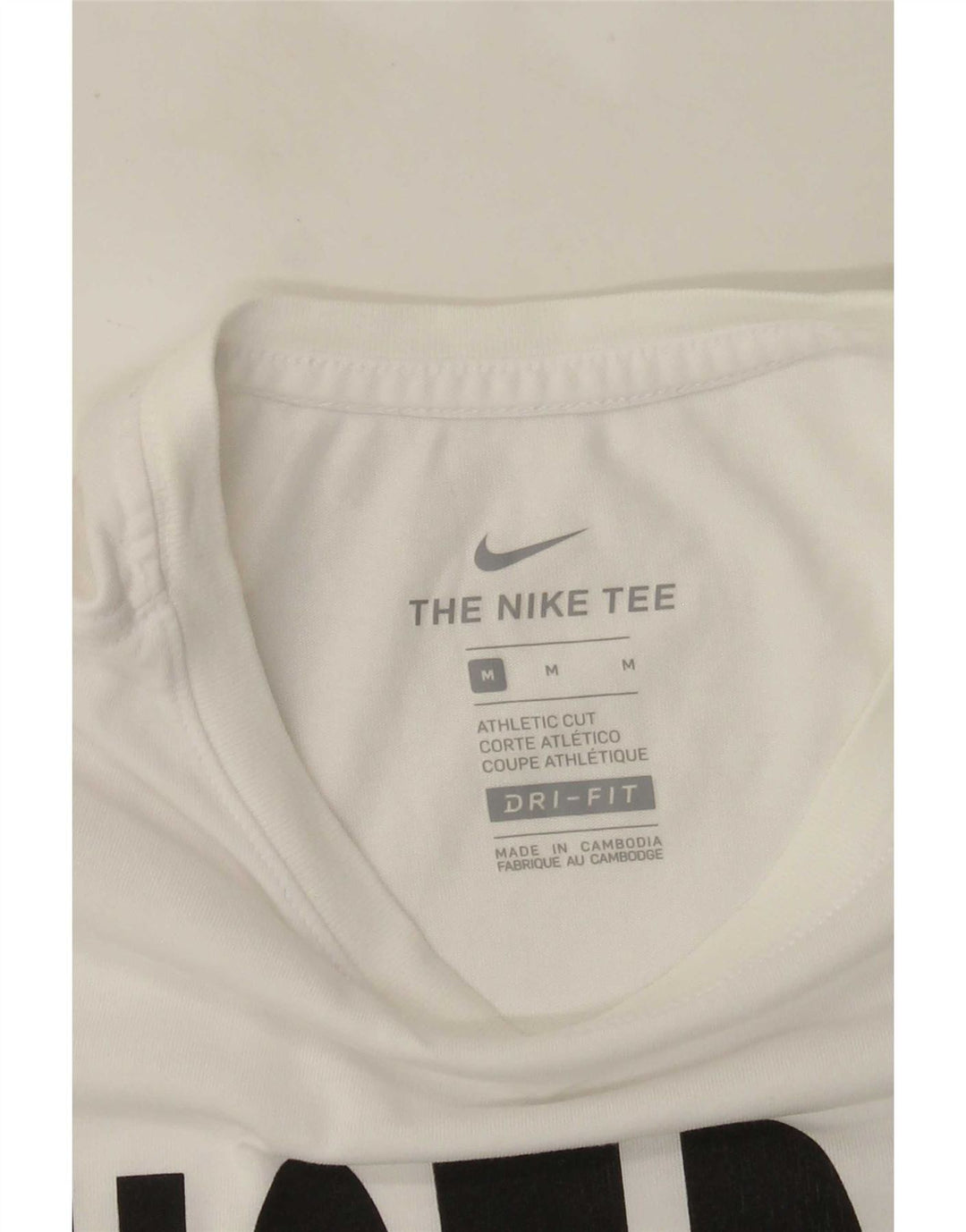 NIKE muška Dri Fit majica kratkih rukava srednje bijele boje