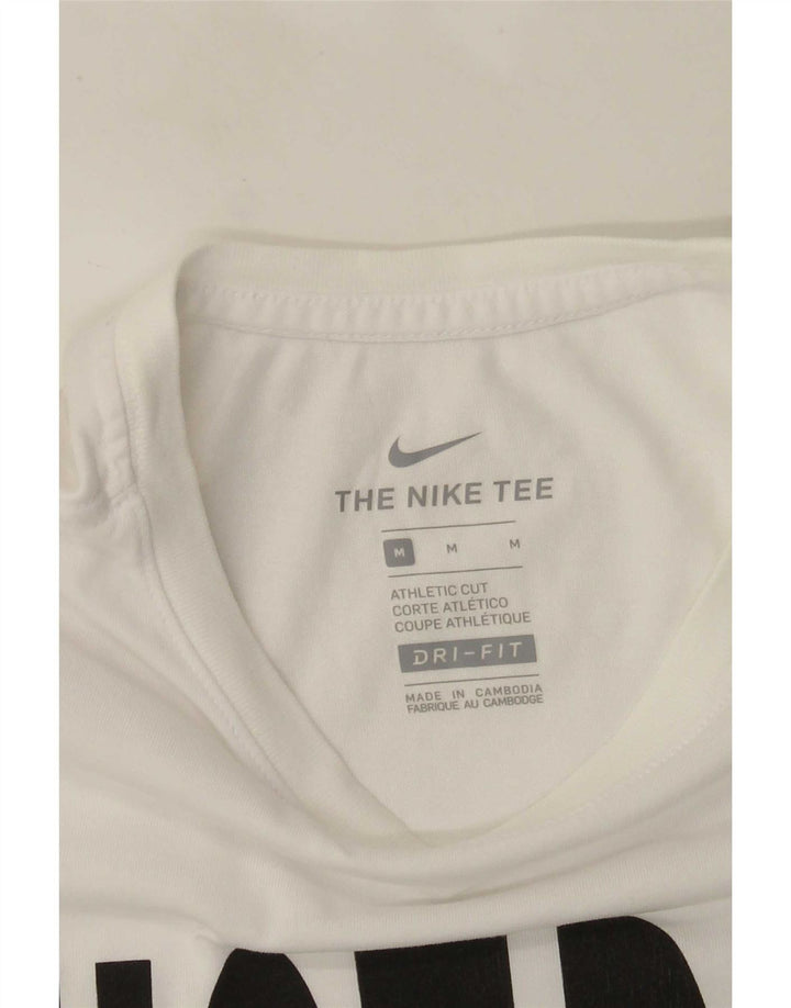 NIKE muška Dri Fit majica kratkih rukava srednje bijele boje