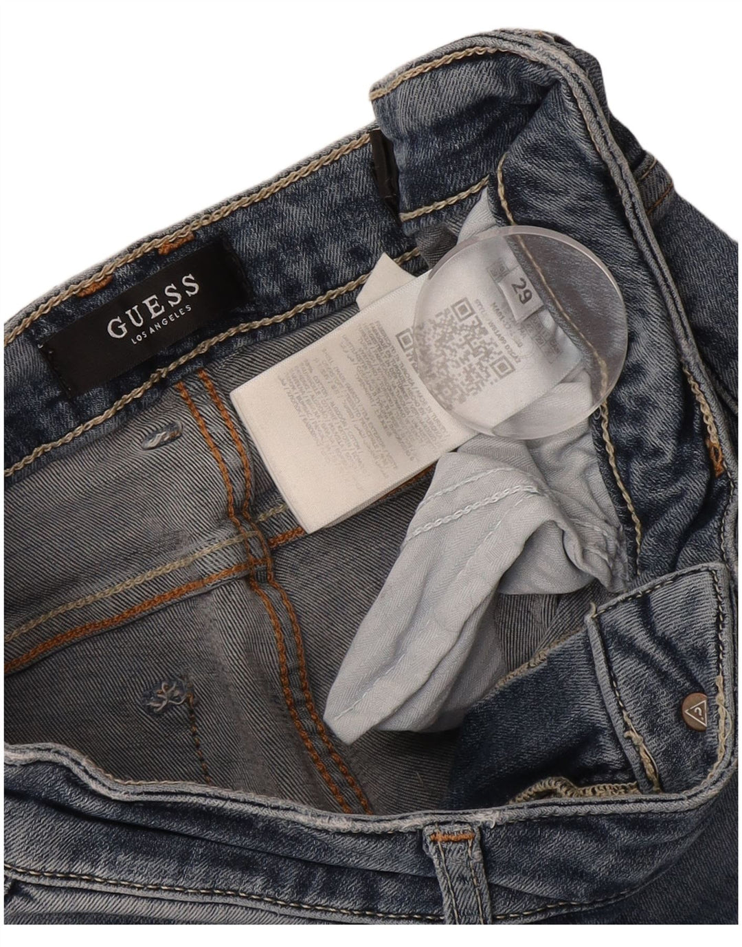 Guess ženske uske traperice Annette W29 L26 plavi pamuk