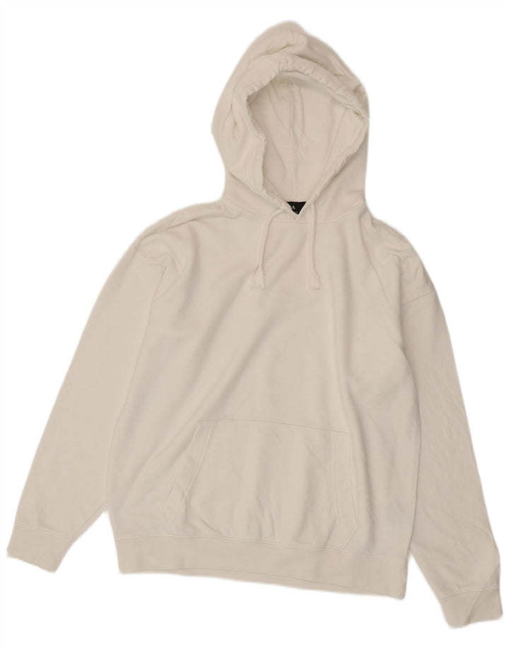 C&A muška majica s kapuljačom opuštenog kroja, mala, bijela pamučna