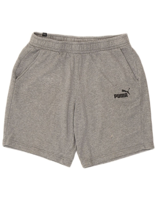Puma muške sportske kratke hlače Large Grey Flected Cotton