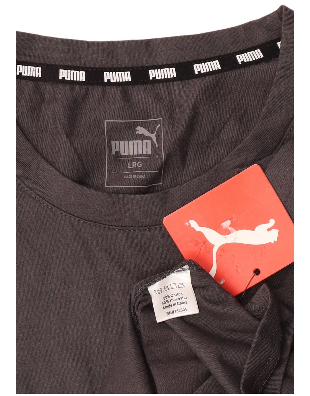 PUMA Muška majica kratkih rukava Large Grey Cotton