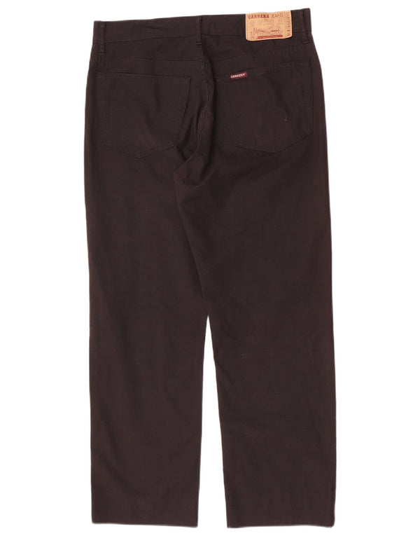 Carrera muške ravne ležerne hlače IT 50 Large W34 L28 crni pamuk