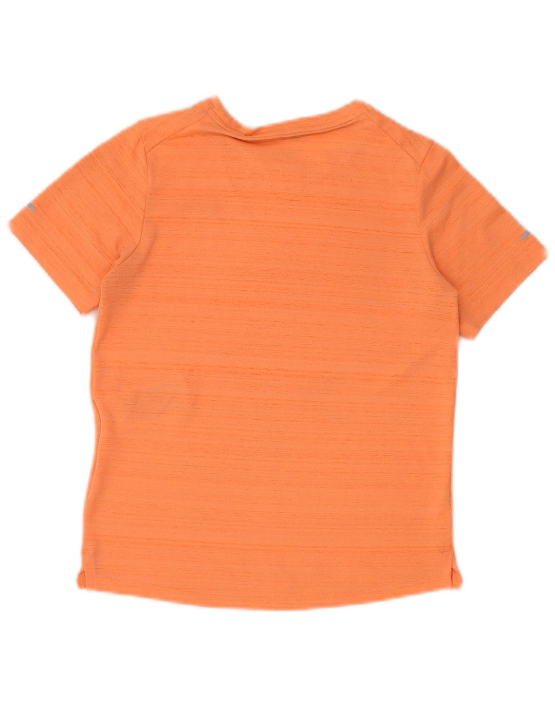Nike Boys Dri Fit T-Shirt Top 8-9 Years Mali Narančasti Prugasti Poliester