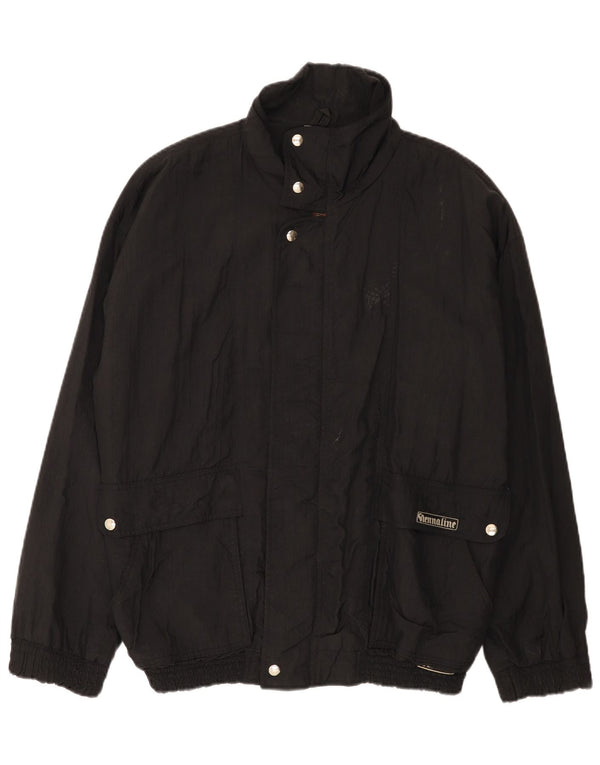 Vintage muška bomber jakna UK 42 XL crna