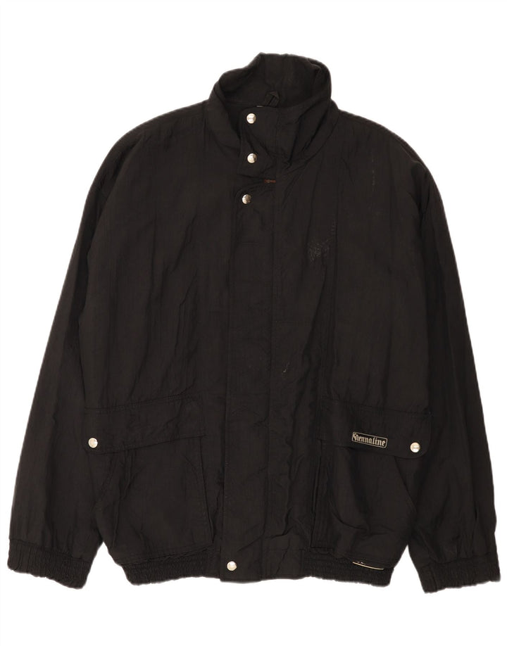 Vintage muška bomber jakna UK 42 XL crna